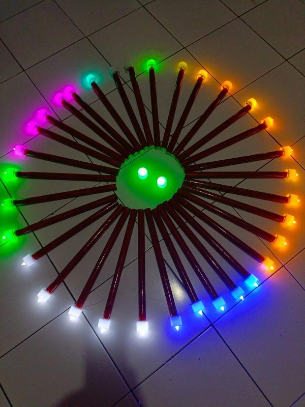 Product Introduction of Obor Elektrik Model Lampu LED Lilin ramah lingkungan untuk keperluan pawai dan karnaval 7