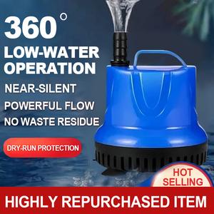 PETISLAND.PH Submersible Aquarium Water Pump 25/40/60W/100W 220V Cycle Filter Fish Tank Fountain Pond Hydroponic German Quality Silent Technology Energy Saving Easy Installation Disassembly