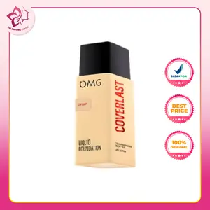 Kelontong Cantik | OMG OH MY GLAM Coverlast Liquid Foundation | Alas Bedak