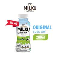 Gambar MILKU Susu UHT Siap Minum Original Premium 200ml dari Wings Indonesia Kab. Bekasi 1 Tokopedia