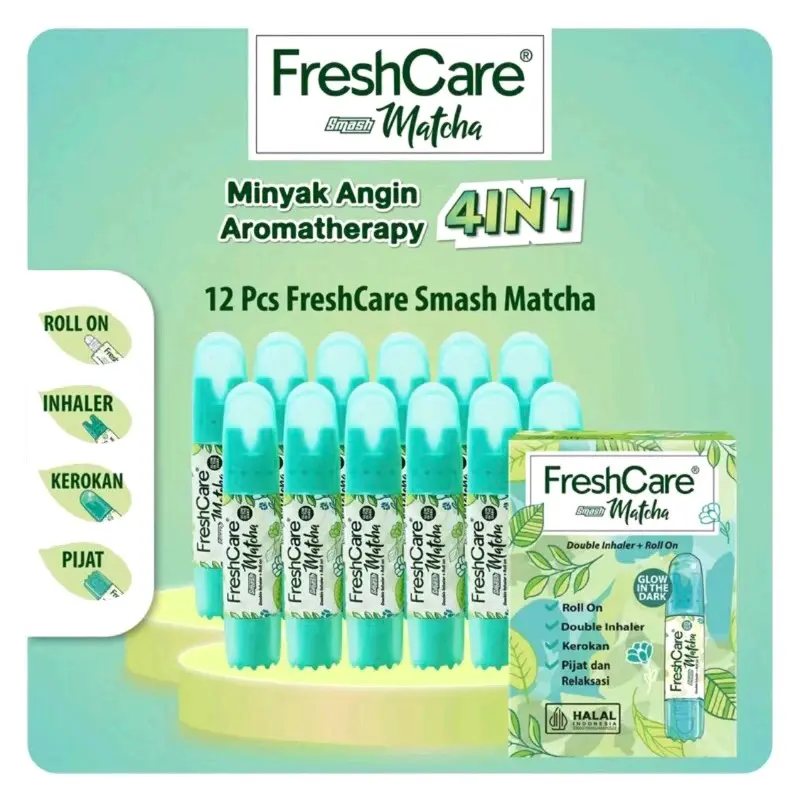 Freshcare Smash Matcha Double Inhaler & Roll On 1