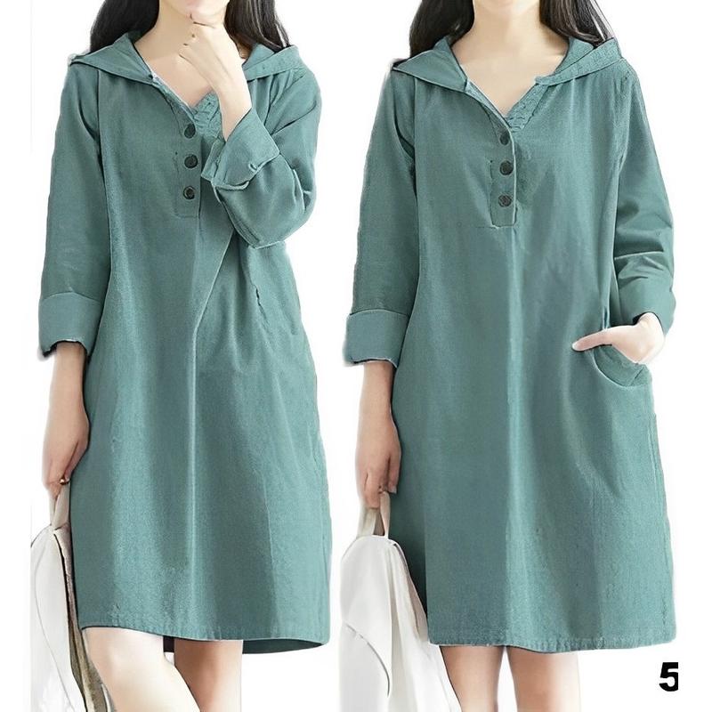 FF Tunik Hoodie Big Size XXXL Ld 120 cm P 85 cm B 235 gr Cotton Supernova #4128 0