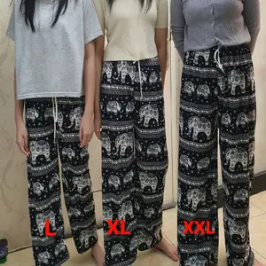 Celana Panjang Kulot Gajah L XL XXL Bahan Voxy Jersey Melar Nyaman Adem Cocok utk Pria& Wanita Uk L 20 40 Kg XL 40 80 Kg XXL 70 100 Kg