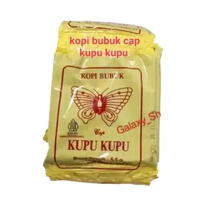 Kopi Bubuk Hitam Cap Kupu Kupu Khas Lebak Banten 5,5g