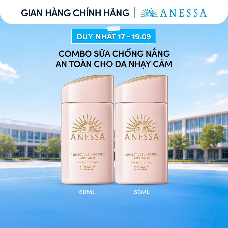 Combo Sữa chống nắng dưỡng da dịu nhẹ an toàn cho da nhạy cảm và trẻ em…