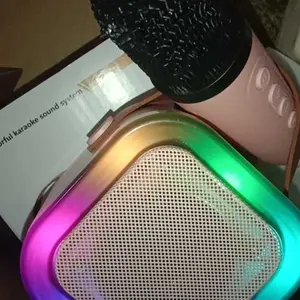 [COD] K12 Bluetooth Mini Speaker Karaoke Speaker Portable with MIC Bluetooth MP3 Player Bass Wireless Karaoke