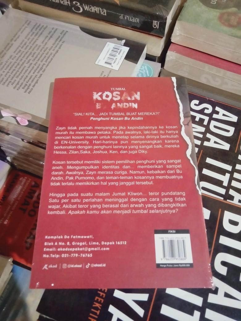 Product Introduction of Novel Horror TUMBAL KOSAN BU ANDIN based on viral tiktok horror story 7