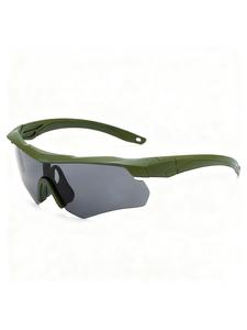 【1pay】Gafas tácticas con clip tipo arco para crossbow, estilo militar y a prueba de balas, ideales para cosplay, ciclismo al aire libre y deportes, gafas cortavientos, unisex para adultos, aptas para todas las estaciones