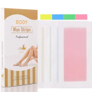 2 Side Hair Removal Strip 2pcs Cold Paper Wax Pencabut Bulu Waxing Strip Perontok Rambut