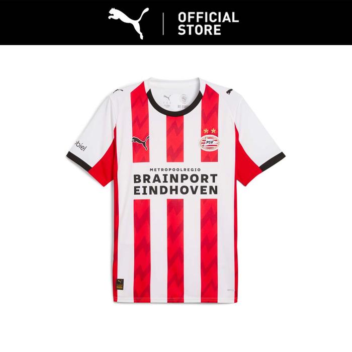 Gambar PUMA Jersey Kandang PSV Eindhoven 25/26 Pria White-Red - S dari PUMA Indonesia Kota Bekasi Tokopedia