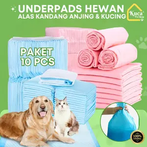 10pcs Alas Pipis Underpad Kucing Anjing Popok Kucing Pad pipis Kucing Kelinci Alas Ompol Anjing