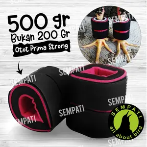 SEMPATI Barbel Ayam Jago Aduan Paket Begel Ayam Bangkok 500 Gr Satu Pasang Pemberat Kaki Ayam Aduan Barbel Penguat Kaki Ayam Jago Tarung Bending Ayam Bangkok Alat Fitnes Ayam aktif Otot