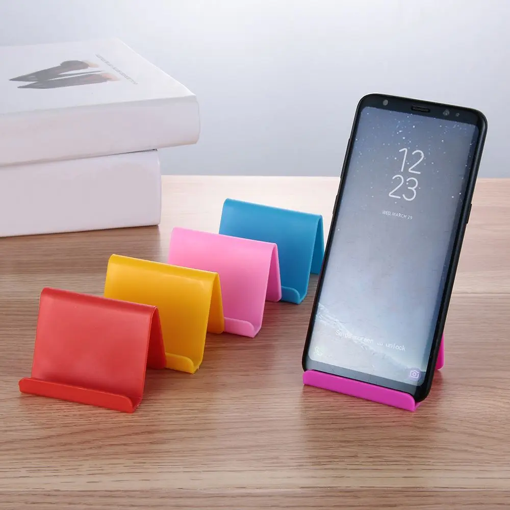 Universal Plastic Table Mini Smart Phones for Cell Mobile Phone Tablets Phone Holder Lazy Bracket Mount Stand