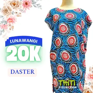 Daster Lunawangi Murah - Bahan Rayon, Nyaman, Adem, dan Stylish untuk Wanita Dewasa - Bumil, Dress, Tidur, Busui, Motif, Cantik, Panjang, Lembut, Batik.