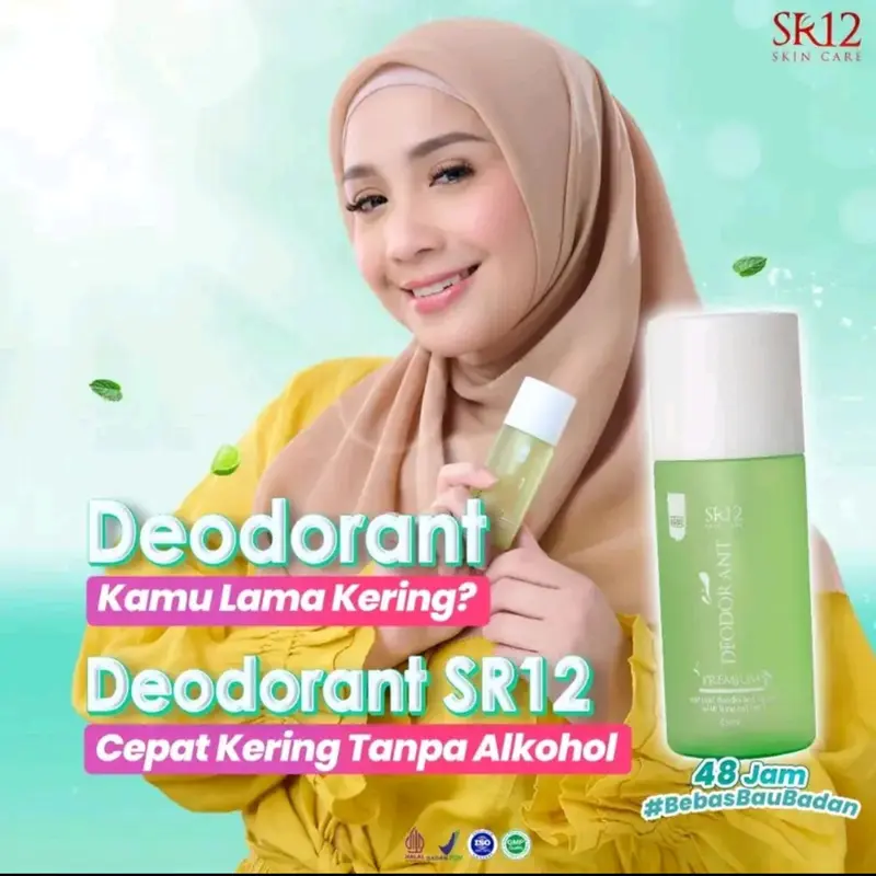SR12 Deodorant Spray Reguler / Premium 60 ml Atasi Bau Badan Ketiak 2