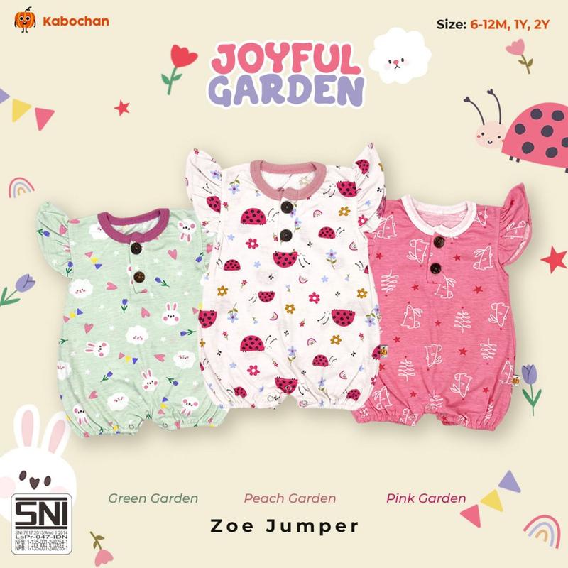 TERBARU!3pcs ZOE JUMPER RUFFLE BY KABOCHAN UP TO 2 YEAR 2