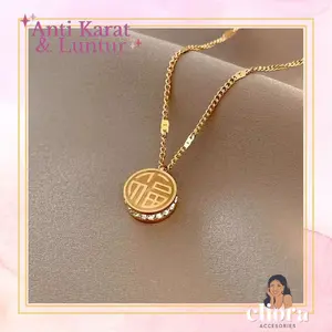 [ELIORA] Kalung Rantai Dewasa Titanium Liontin Cantik Fashion - 1082