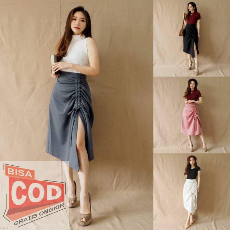 Long Skirt rampel mahalini Rok Casual Long Skirt rampel mahalini Rok Casual