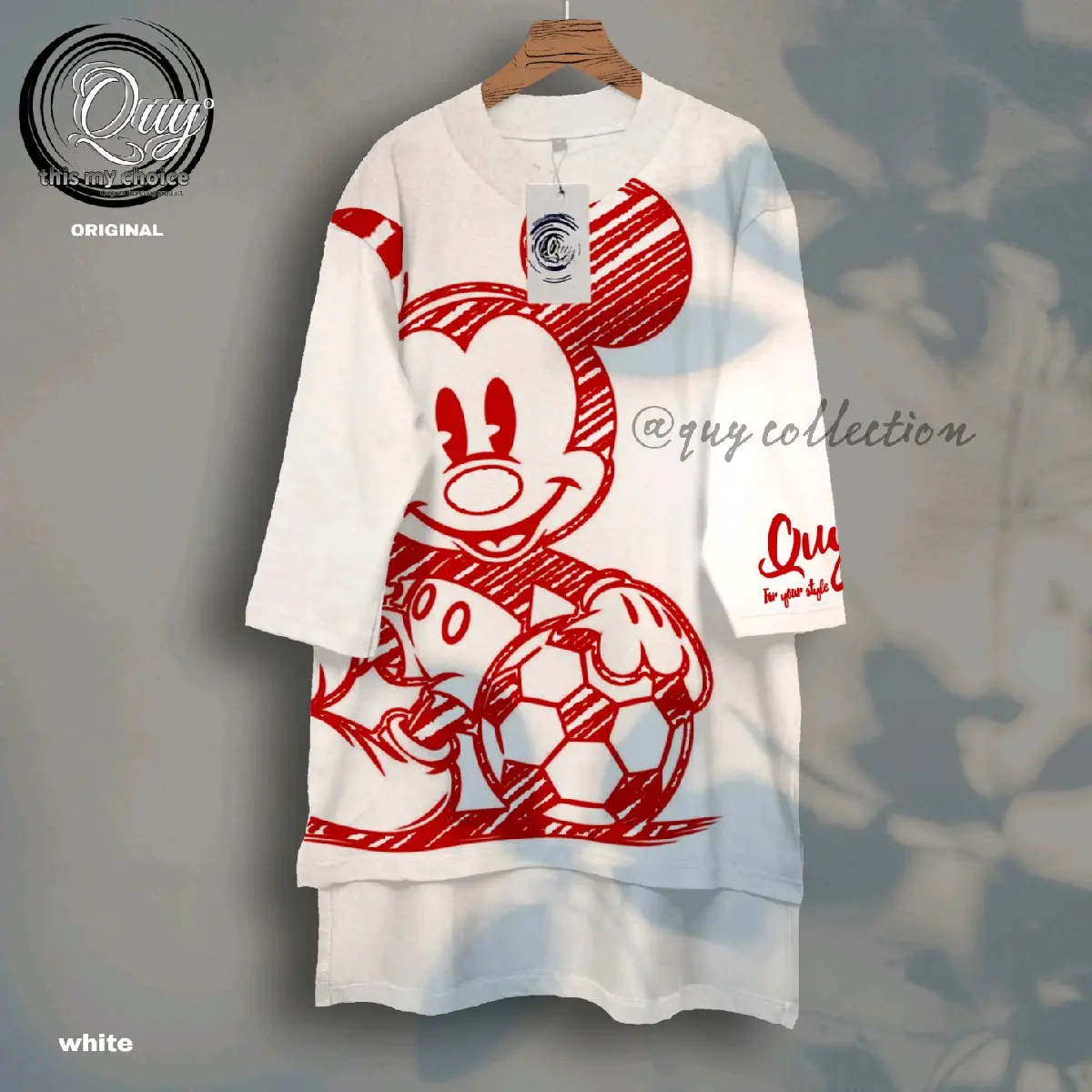kaos top oversize quy collection original pth mky