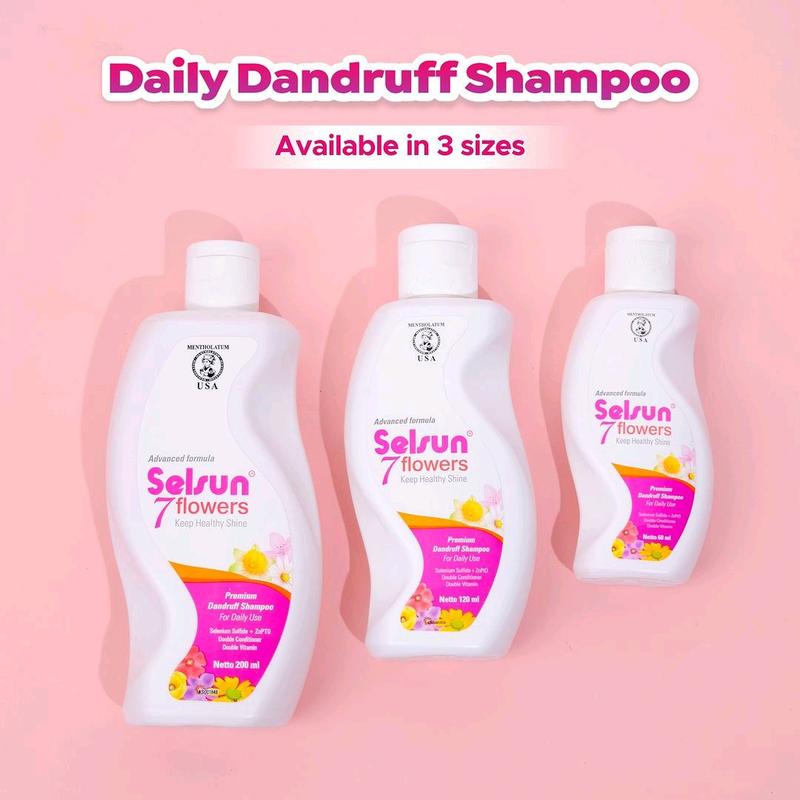 Shampoo Selsun 7 Seven Flower | Shampoo Ketombe 60ml Conditioner Haircare 4