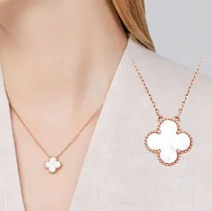 Kalung Wanita 4 Variasi Warna Titanium Anyi Karat Tidak Luntur