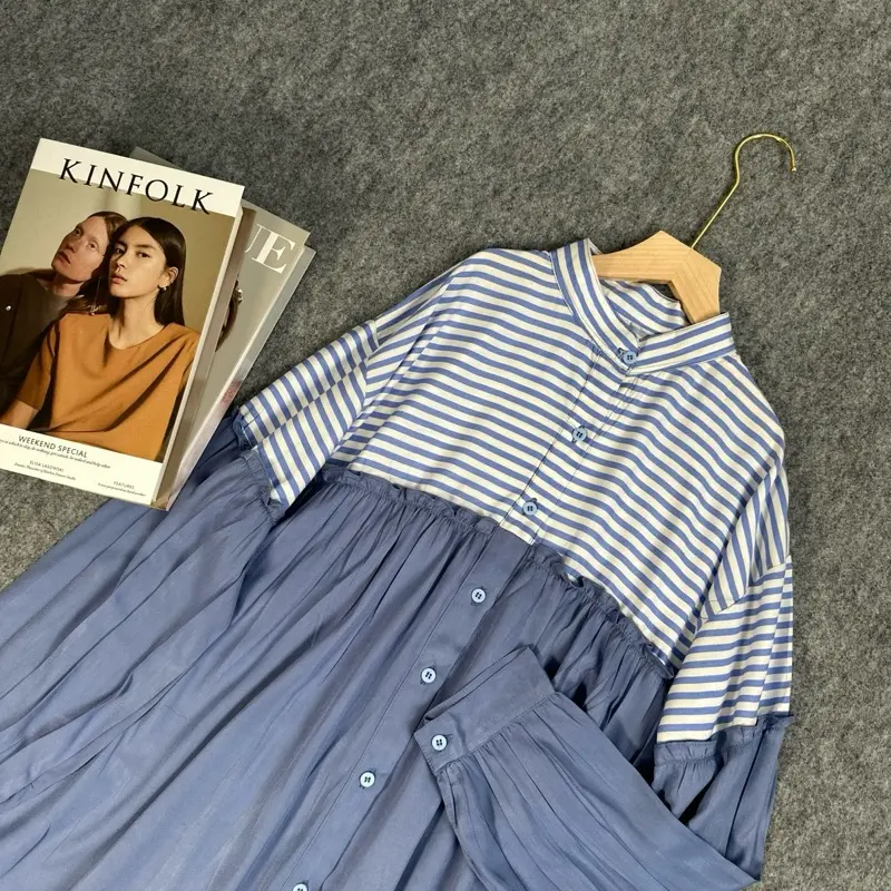 Bydina - Eliza Blouse Kombinasi Rempel Bahan Rayon Twill 0