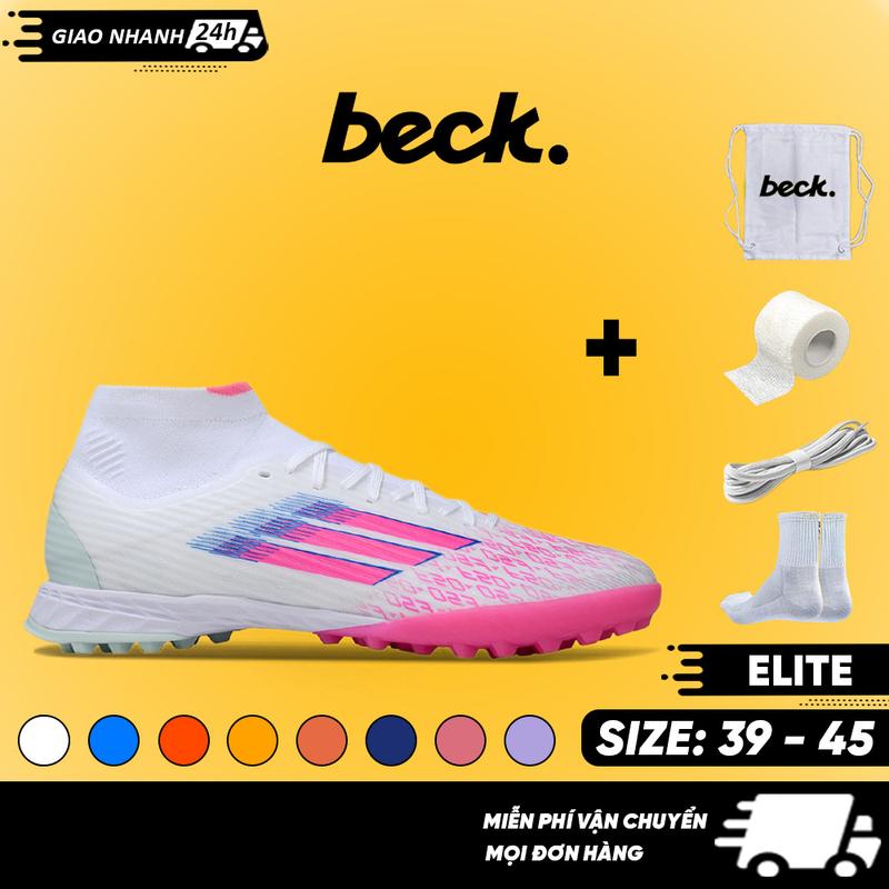 Giày Bóng Đá F50 Elite Mid Cổ Cao Beck Đế Đinh TF Bám Sân Các Màu Sắc Sân Cỏ Nhân Tạo