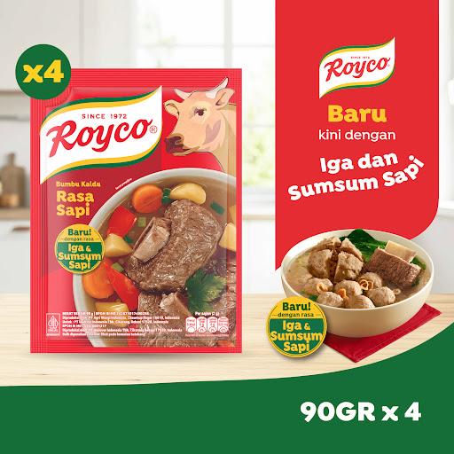 Gambar [BUY 4] Royco Bumbu Kaldu Sapi 90G dari Masak Apa Hari Ini Kab. Tangerang Tokopedia