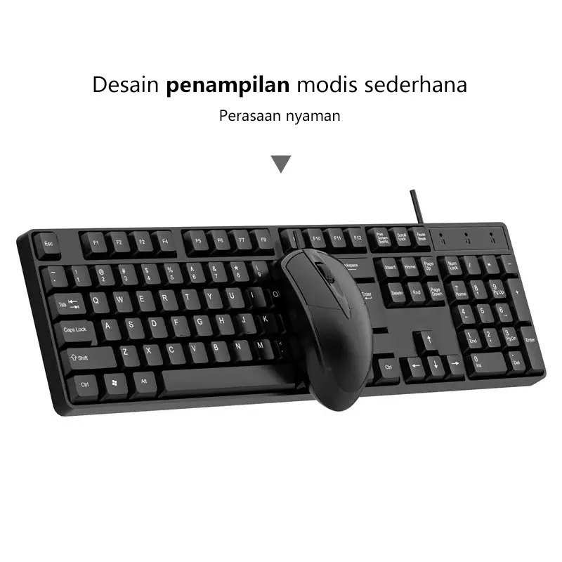 【COD】NETPACLIFE K12 Keyboard Gaming Mekanis Mouse Nirkabel USB Keyboard Mekanis + Set Mouse Kombinasi Asli 4