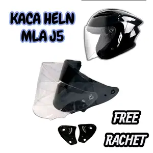 kaca helm mla j5 plus rachet