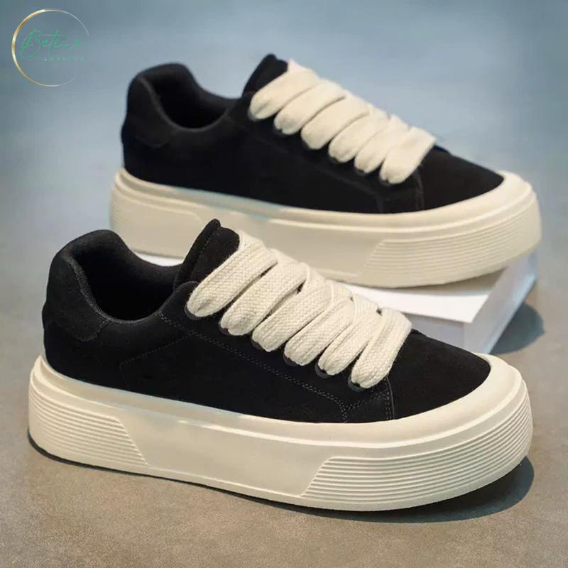 Giày Thể Thao Nam BJ1003 Đế Bánh Mỳ Cao Giày Sneaker Nam Tăng Chiều Cao 5cm Kiểu Dáng Thời Trang