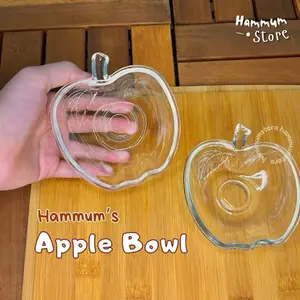 APPLE FOOD BOWL — Tempat makan hamster kaca | Mangkok Hamster Kaca Bentuk Apel