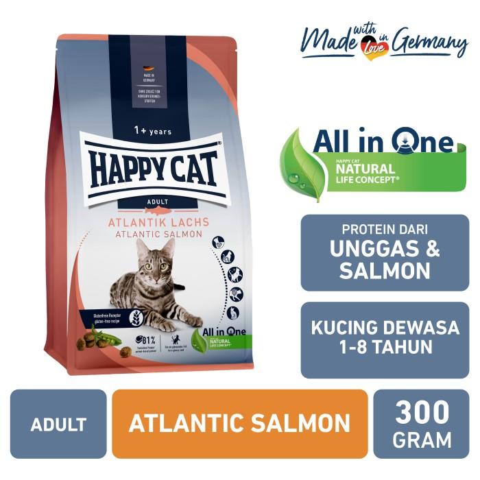 Gambar Happy Cat Makanan Kucing Dewasa Culinary Atlantic Salmon 300gr dari Happy Dog Happy Cat Indonesia Kota Administrasi Jakarta Utara Tokopedia