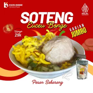 Soteng Instan Eceu Bonge Ful Bumbu Kuah Pedas Halal Tahan 3-5 Hari Vacuum Pack