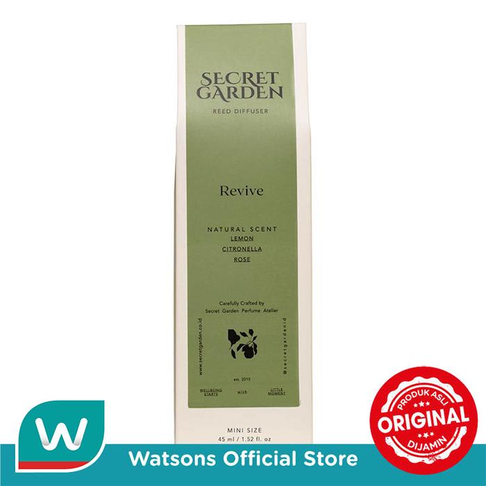 Gambar Secret Garden Reed Diffuser Revive 45ml dari Watsons Indonesia Official Store Kab. Tangerang Tokopedia