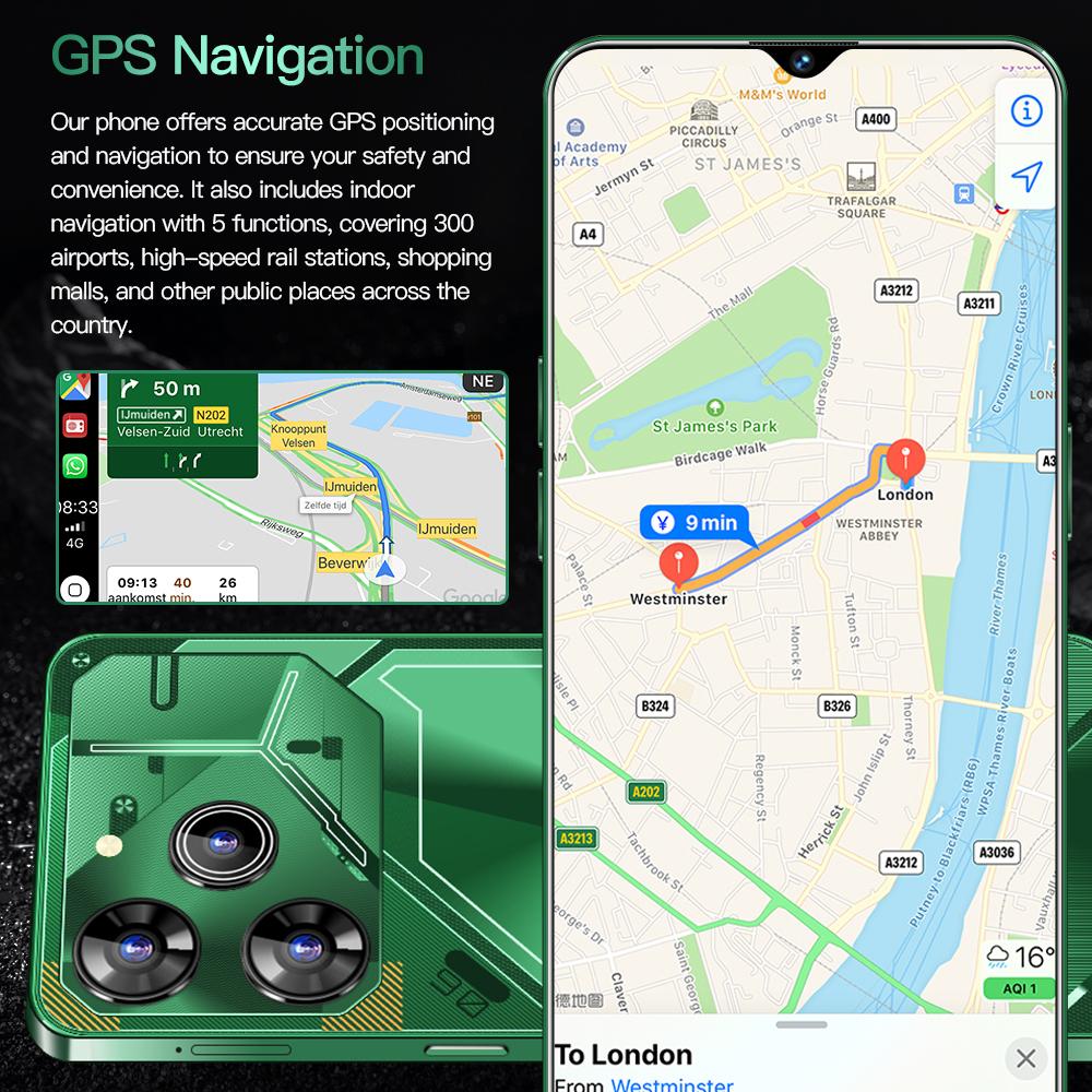 HP Gaming Tecn Pova 6 Pro 7.5inci Layar HD Handphone Dual SIM Android 14 Fast Charging 8000mAh COD