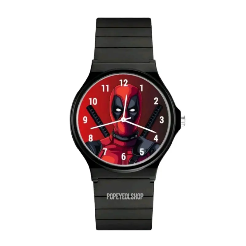 Jam Tangan Anak Karakter Deadpool Ukuran Kecil 1