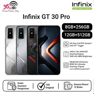 Infinix GT 30 Pro 5G [8GB+256GB] [12GB+512GB] (RAM UP TO 24GB) | Dimensity 8350 Ultimate 4nm - All-Day Full FPS System - Garansi Resmi 1 Tahun