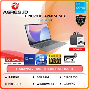 LENOVO IDEAPAD SLIM 3 14 I3 1315 8GB 512GB W11+OHS 14.0FHD BLIT