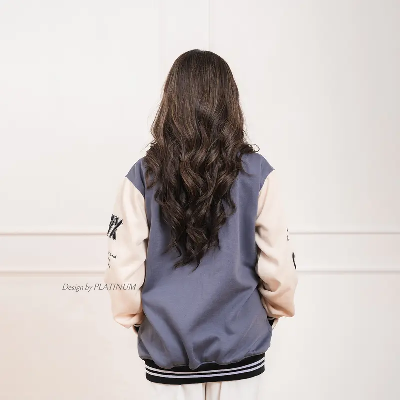 PLATINUM WORLD Jacket Varsity RV Full Bordir Premium Outerwear Varsity Jacket Baseball East Team 9X. 5