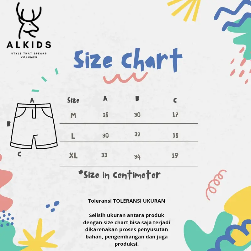 Celana anak pendek model Hodie celana pendek anak bervarin pilihan warna celana anak umur 2-7 Tahun liburan variasi 6