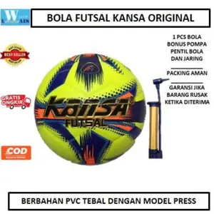 Best Seller Bola Futsal Original Kansa Tempel Bahan Mitre Press Embos Murah Kulit Empuk Outdoor Ball