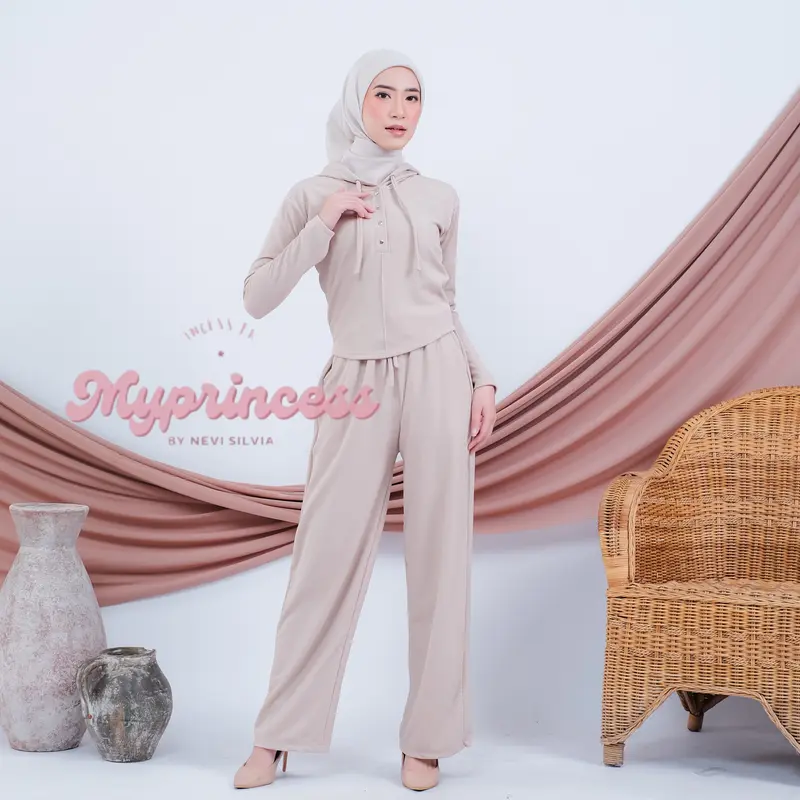 ZENA ONESET HOODIE KNIT PREMIUM | BAJU SETELAN KNIT HOODIE WANITA LENGAN PANJANG | ONE SET KNIT ACTIVEWEAR BY MYPRINCESS 3