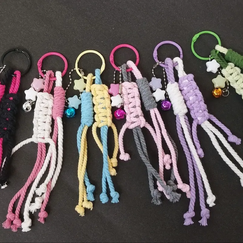 Ganci krincing- kunci macrame/Bag charm/keychain Tas Ganci/ gantungan krincing 0