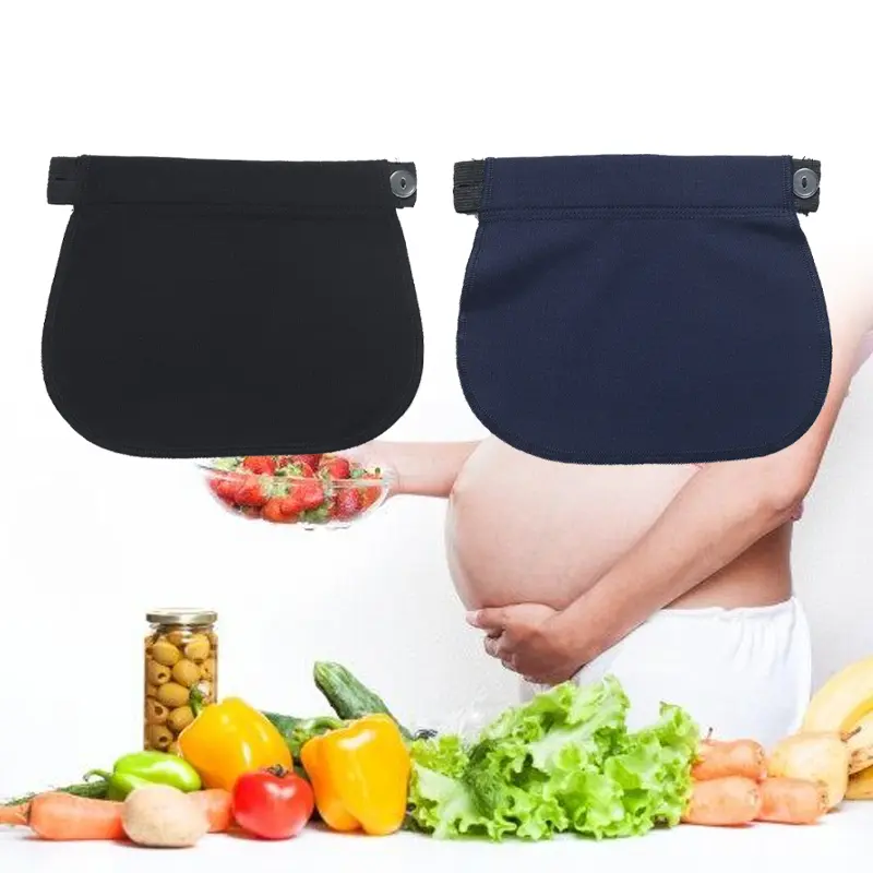 2pcs Sambungan Celana Ibu Hamil Belly Belt Pelebar Pinggang Celana Hamil Extender Akachan