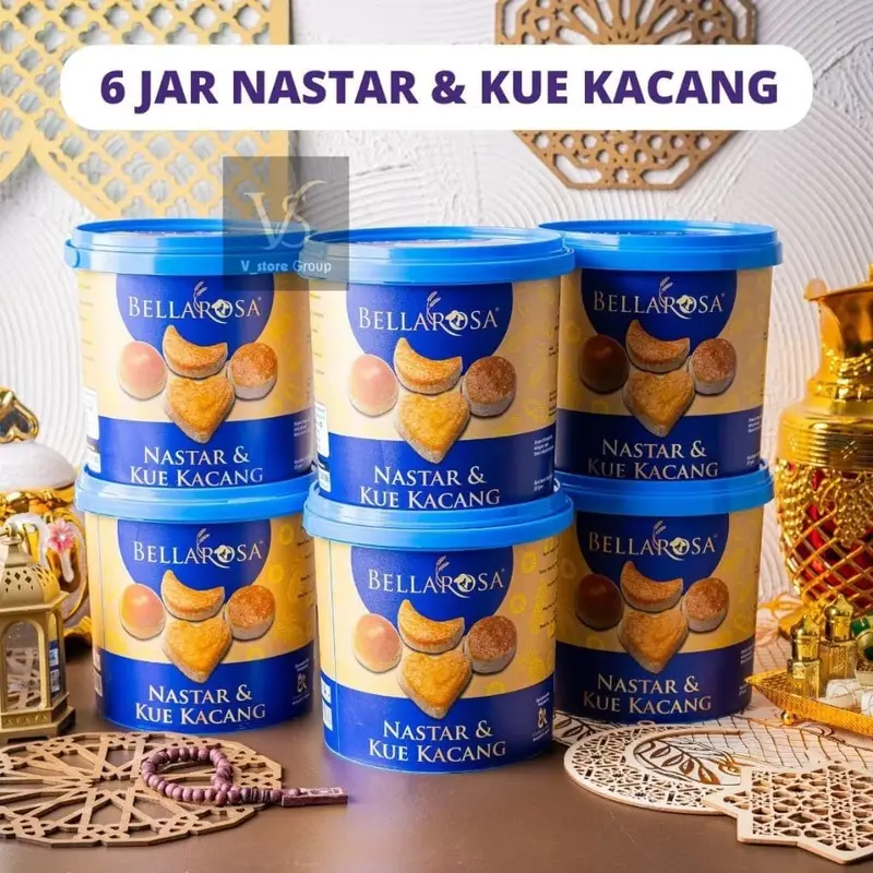 (DAPAT 1DUS ISI 6TOPLES MIX) Bellarosa Nastar & Kue Kering cookies -Bellarosa nastar&kue kacang-Bellarosa Waffle Time( 1 Dus isi 6 Pcs ) Camilan Food Snacks Butter Biskuit Kukis 5