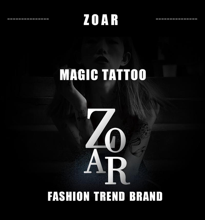 Product Introduction of Temporary tattoo sticker ZOAR-P91 Long-lasting tattoo adhesive art decoration for men and women. 0