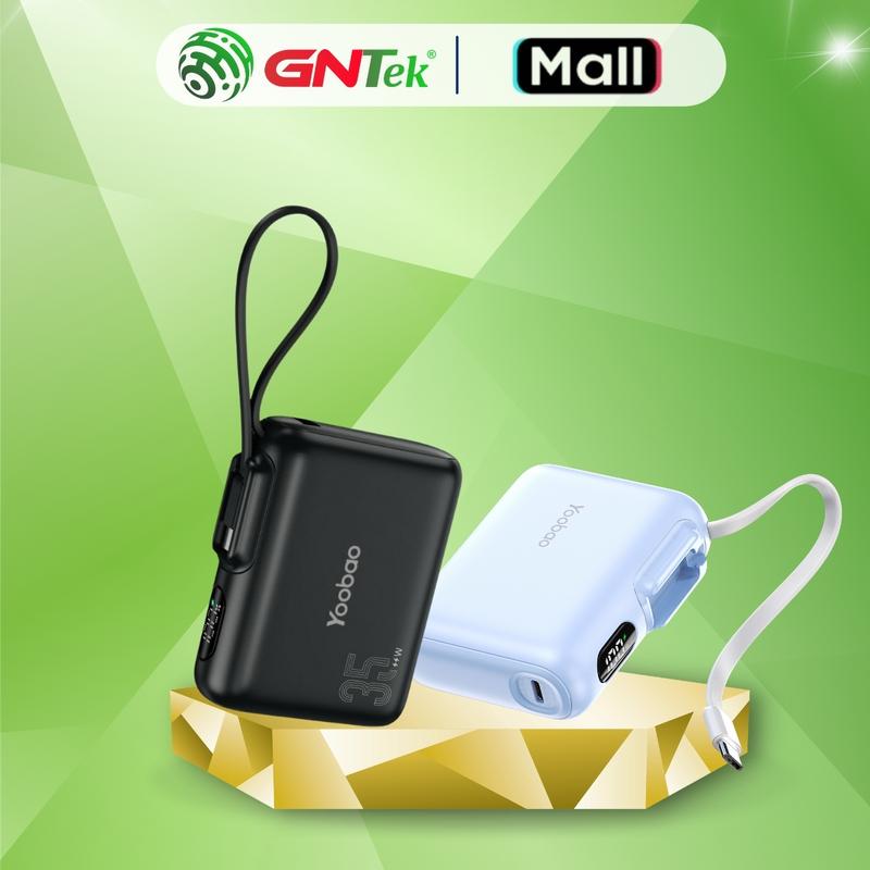 Pin Sạc Dự Phòng Yoobao Q12 Pro 35W chuẩn 3C/CCC có cáp gắn liền – Sạc Nhanh, Hiệu Quả, Bảo Vệ Tối Ưu