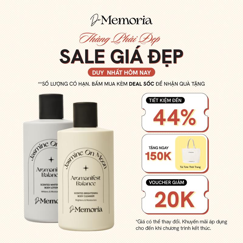 Sữa Tắm Và Dưỡng Thể Dưỡng Body Hương Nước Hoa Thư Giãn De Memoria 300ml/chai