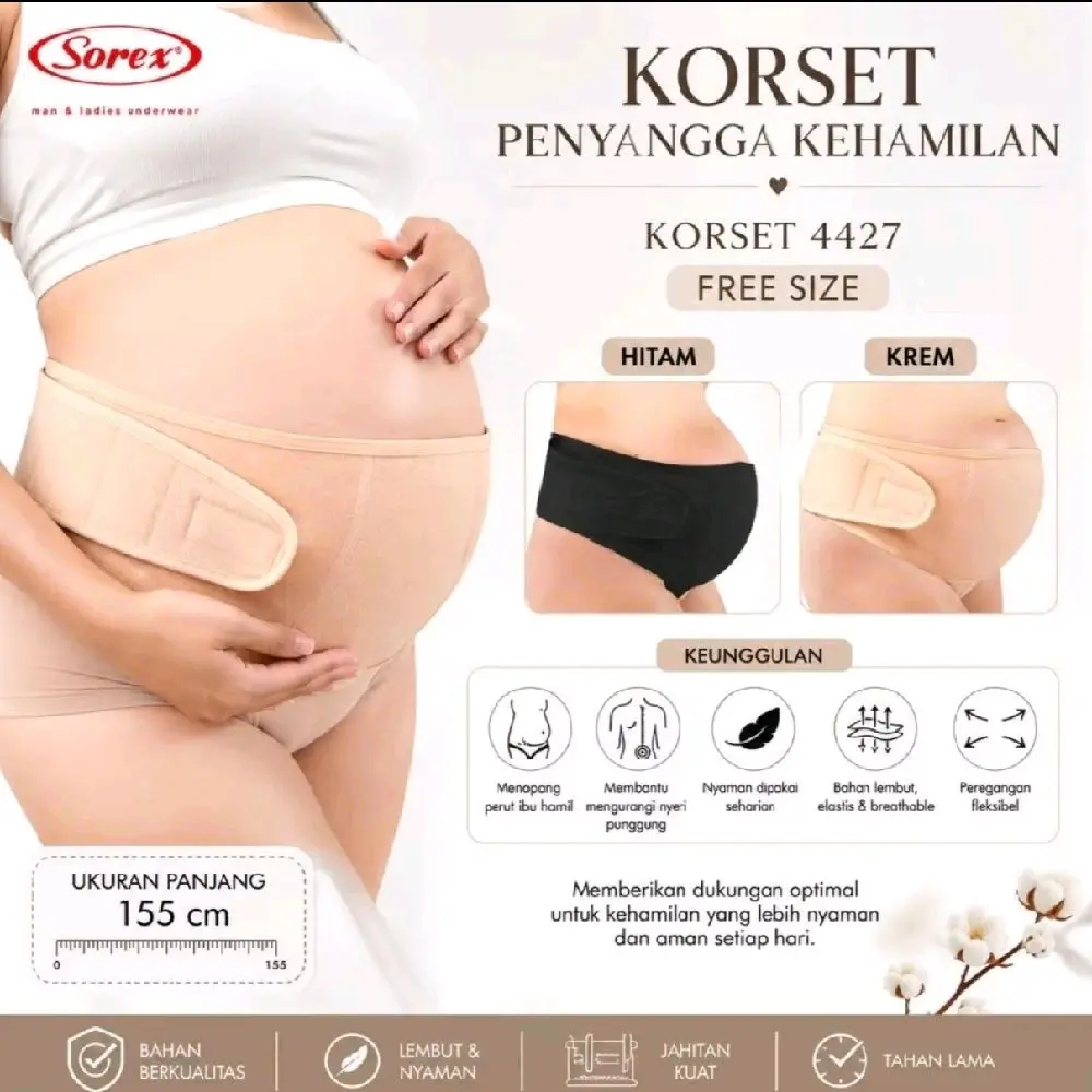 SOREX Maternity Corset Support Belt Hamil 4427 Stagen Penyangga Kehamilan